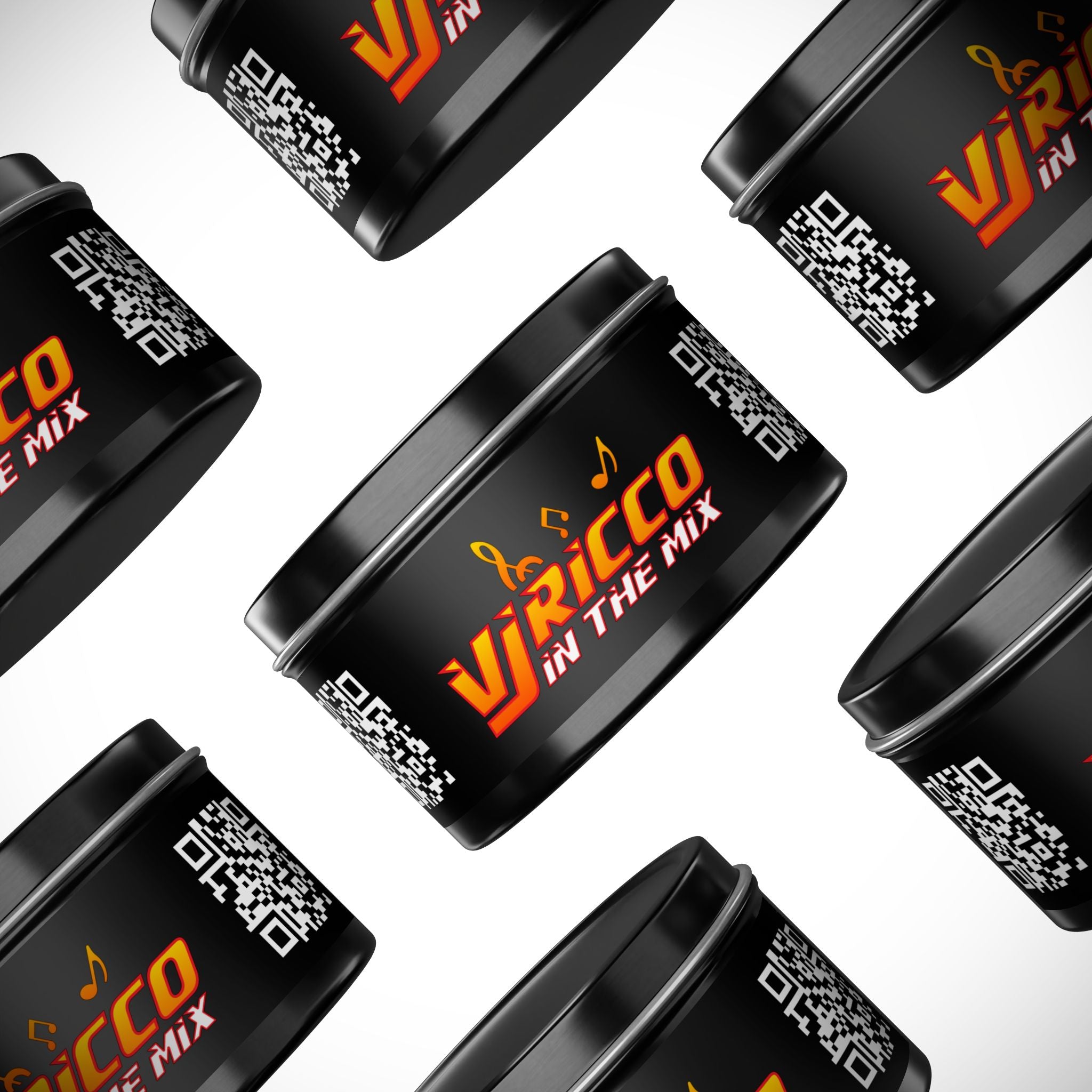 "VJ Ricco" -Themed Tin Candle - Perfect for Relaxation and Gifting